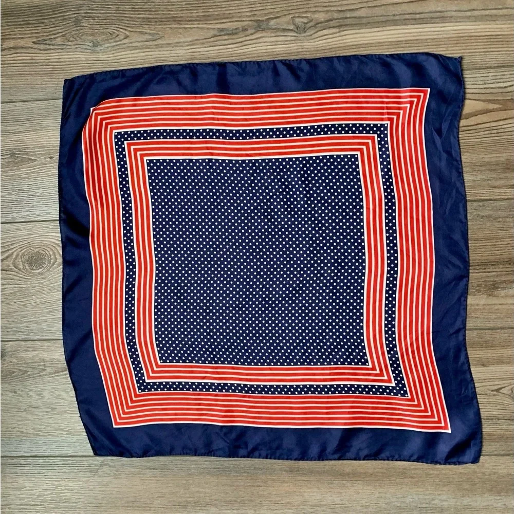 Baar & Beards silk scarf 23/23 inch